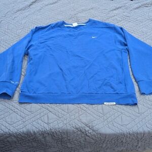 Nike Standard Issue Dri-FIT Blue Crewneck Sweatshirt XXL
